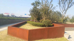 龙门镇耐候钢挡土墙